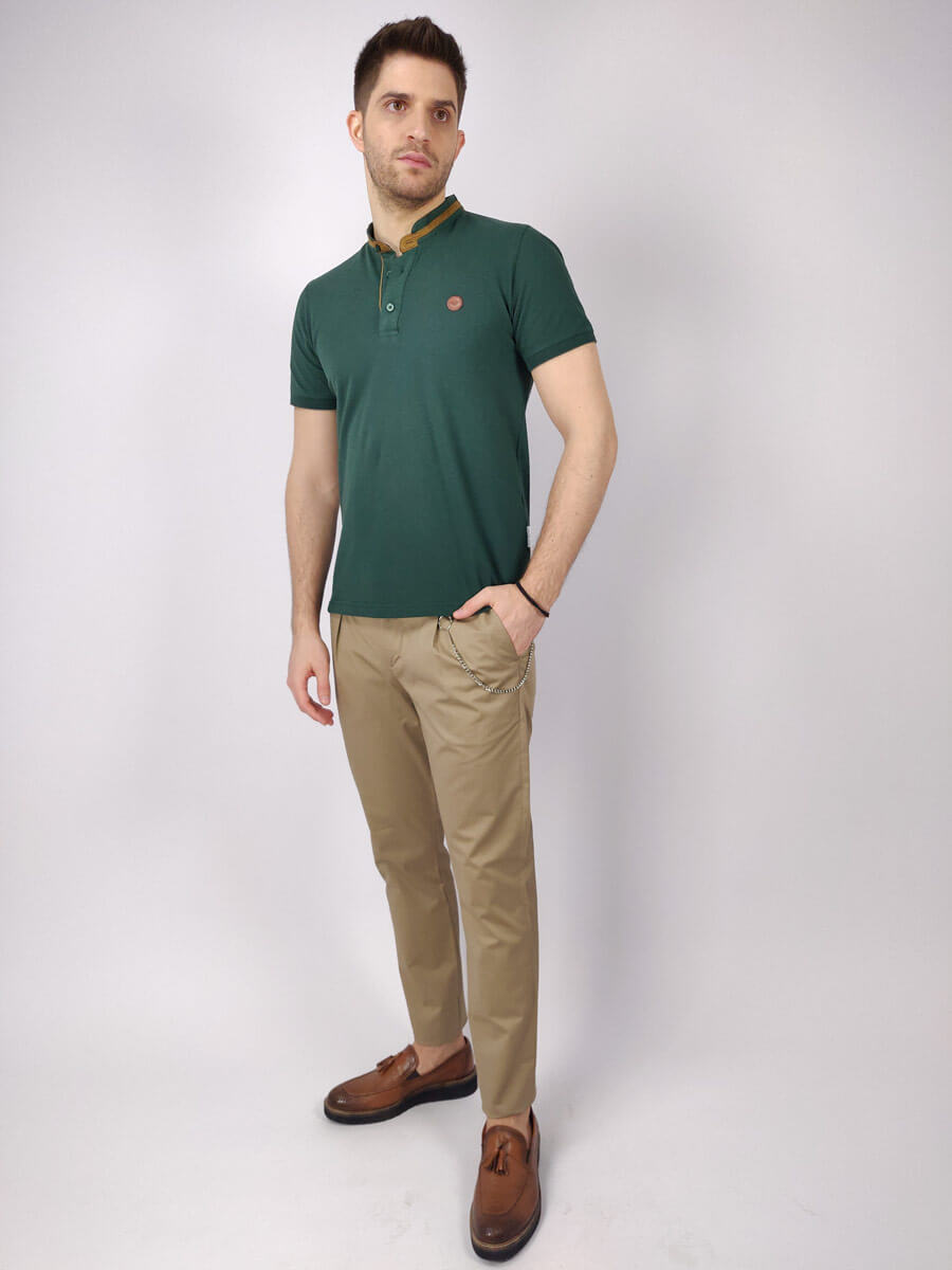 Macan Pleat Chinos Trousers