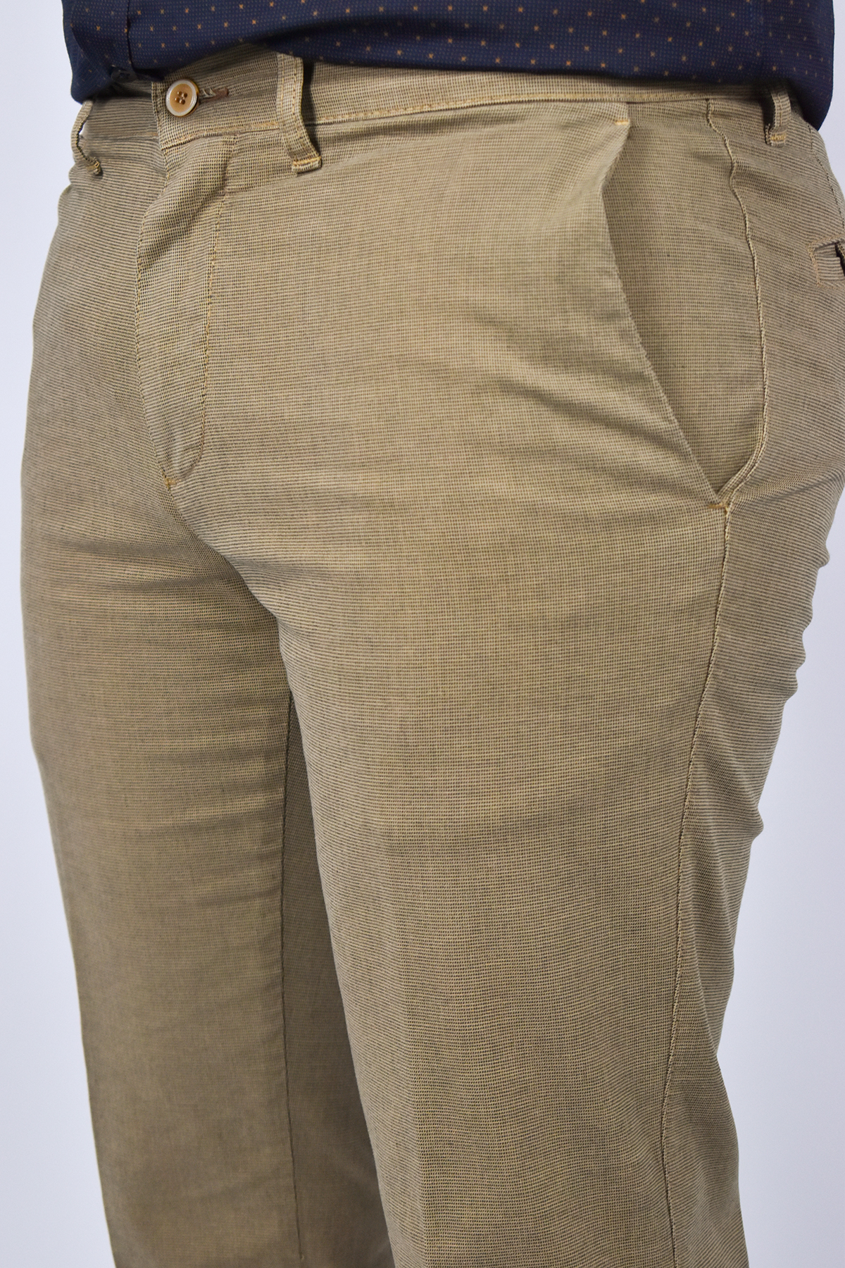 LCDN Παντελόνι Chinos Με Μικροσχέδιο