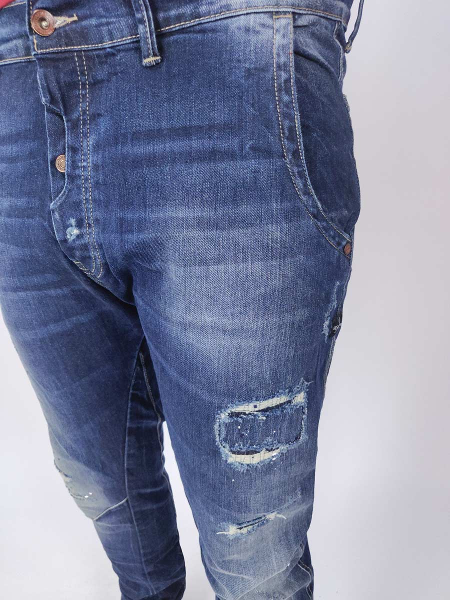 2Gether Ripped Elasticated Jean