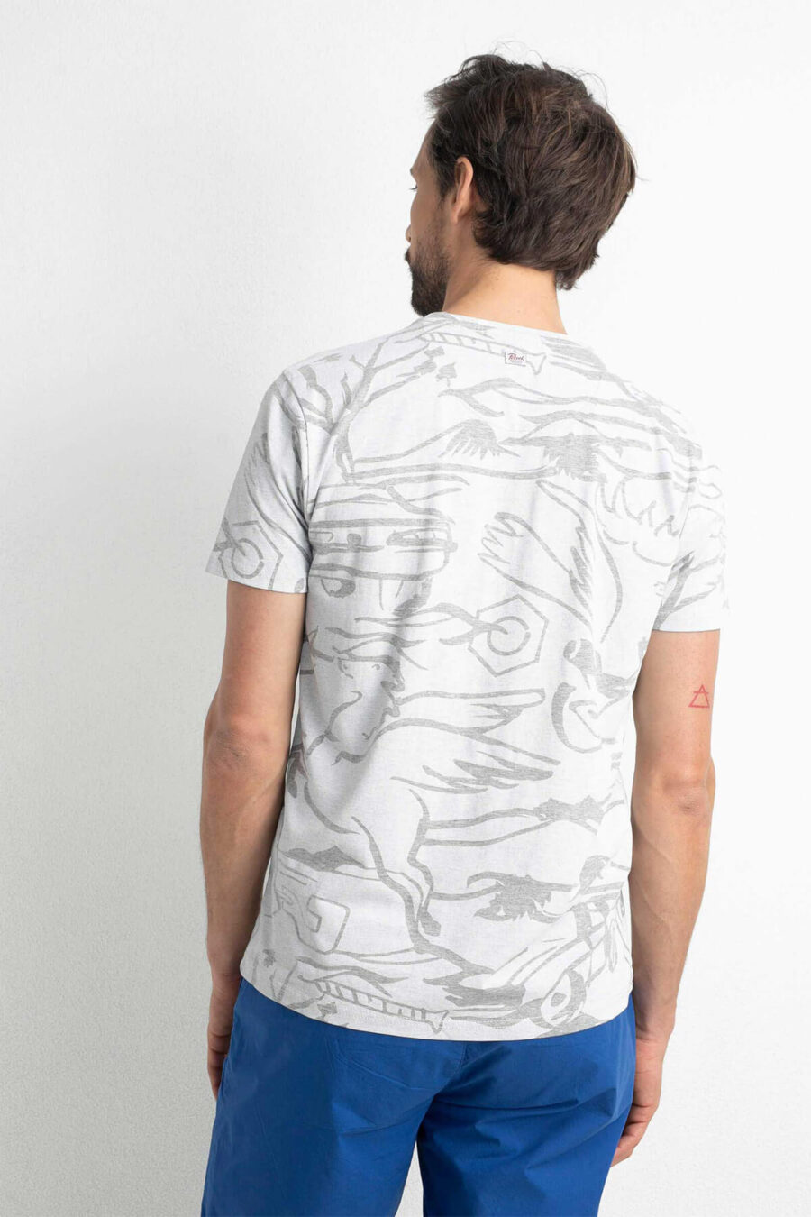 Petrol Industries T-shirt With All Over Print