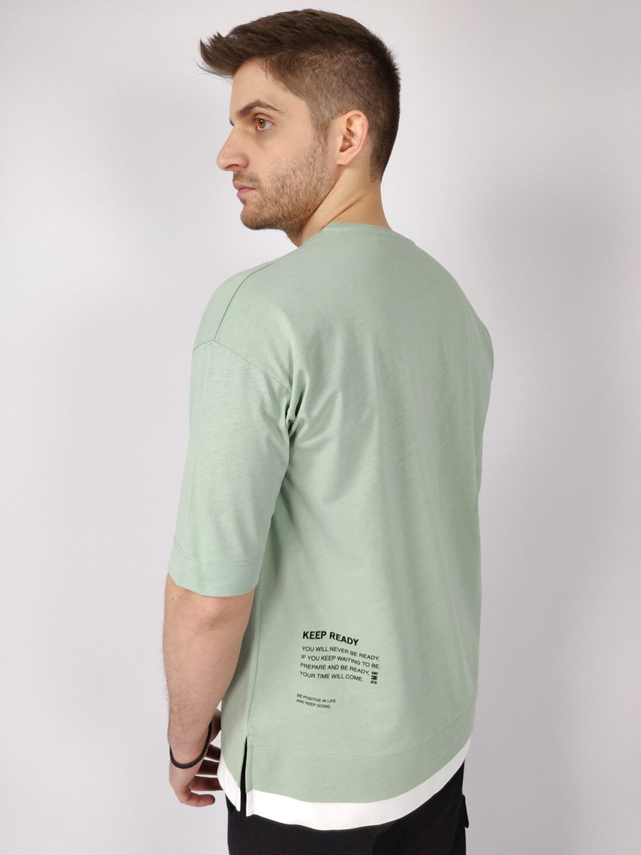 J-2 T-Shirt Oversized Με Στάμπα Logo