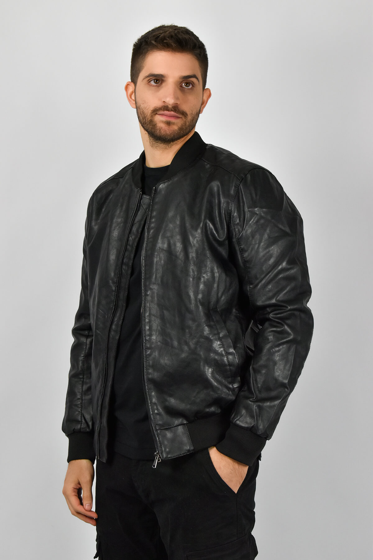 Urbane Fashion Eco Leather Jacket
