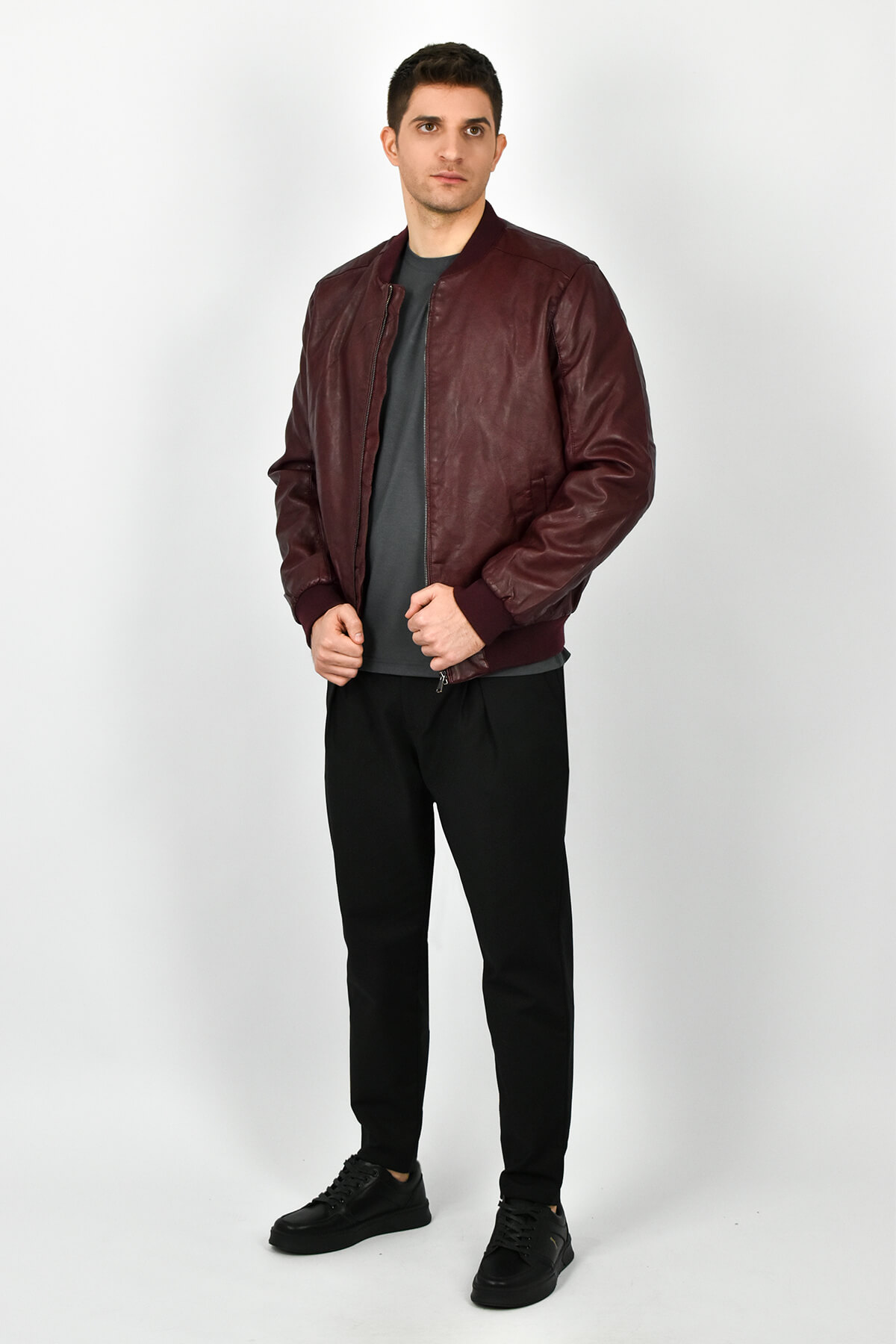 Urbane Fashion Eco Leather Jacket