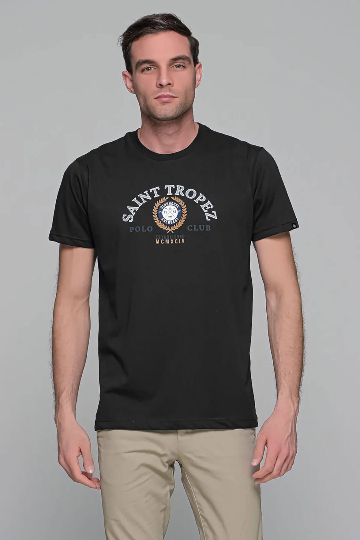 Everbest T-Shirt Με Λογότυπο Saint Tropez