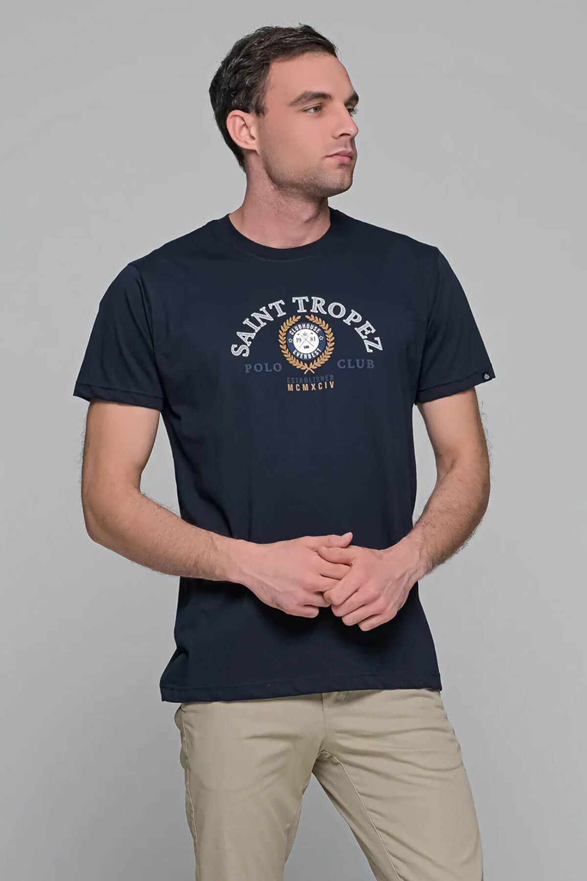 Everbest T-Shirt Με Λογότυπο Saint Tropez