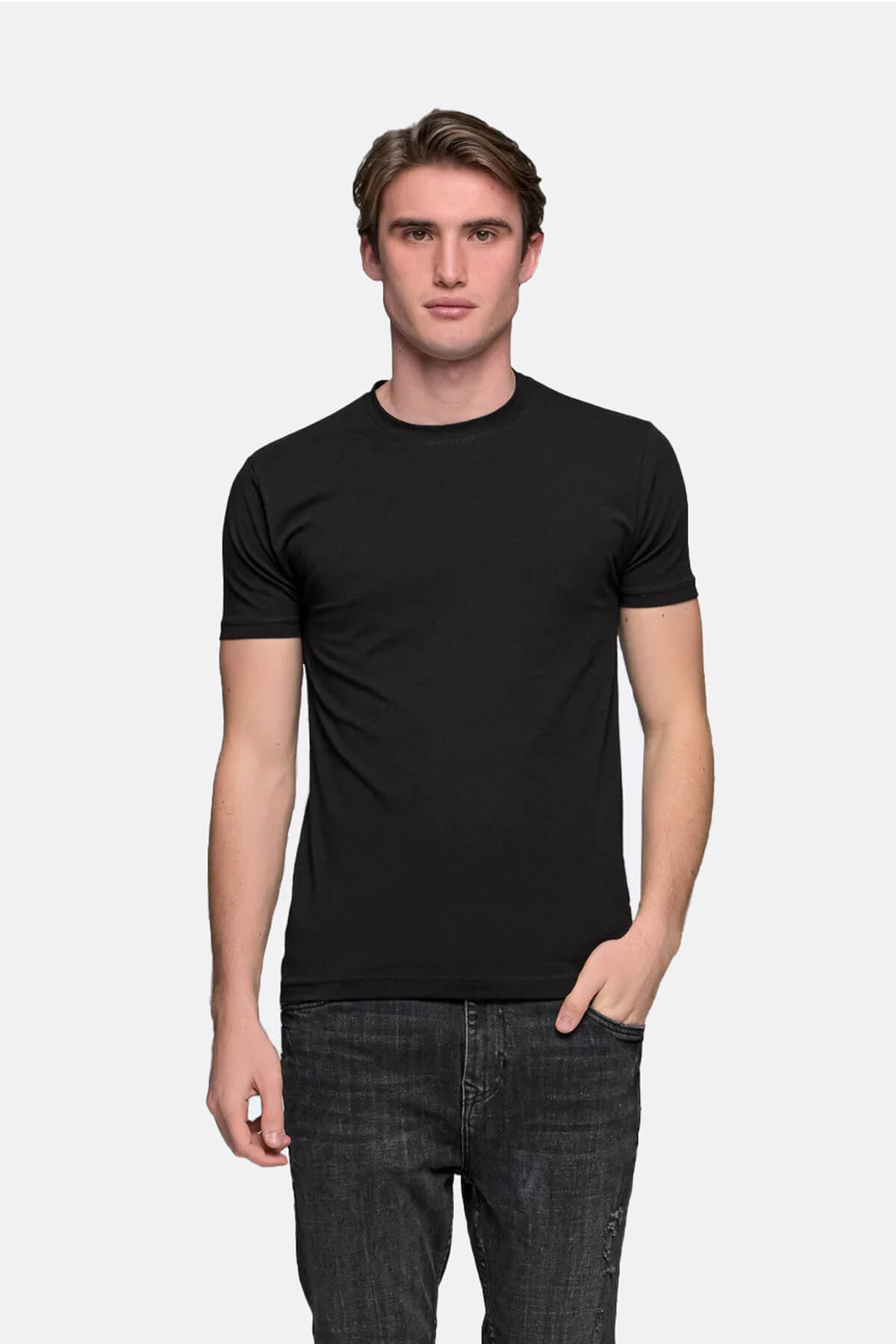 Everbest T-Shirt Μονόχρωμο Basic
