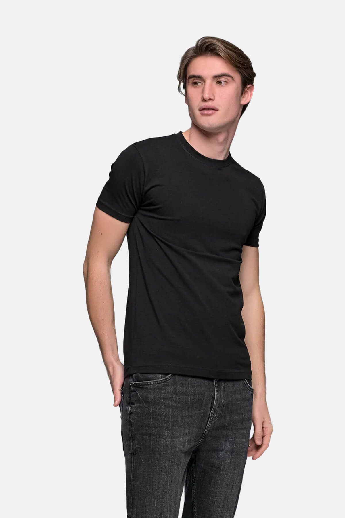 Everbest T-Shirt Μονόχρωμο Basic